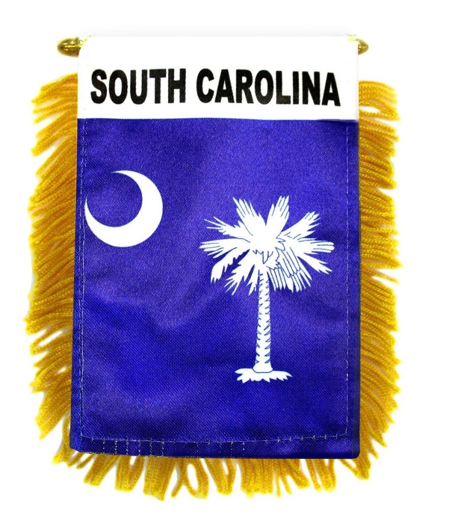 South Carolina Mini Banner - Flags Importer