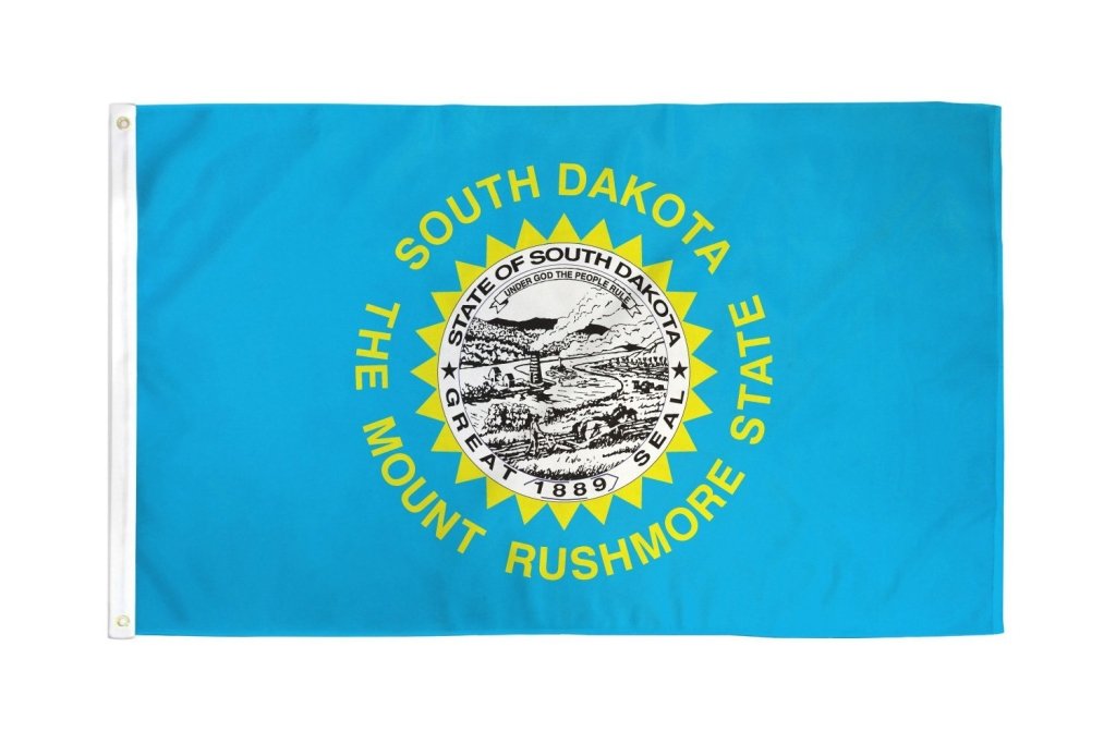 South Dakota Flag 2x3ft Poly - Flags Importer