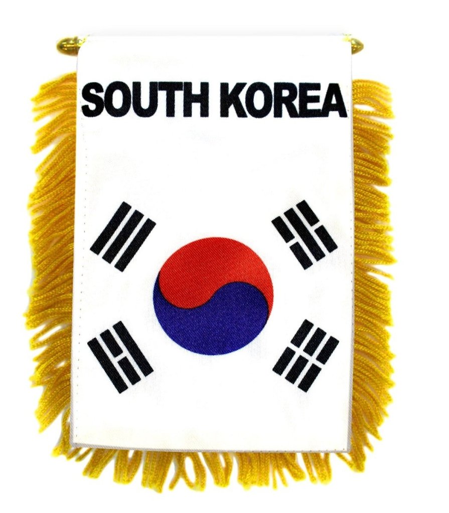 South Korea Mini Banner - Flags Importer