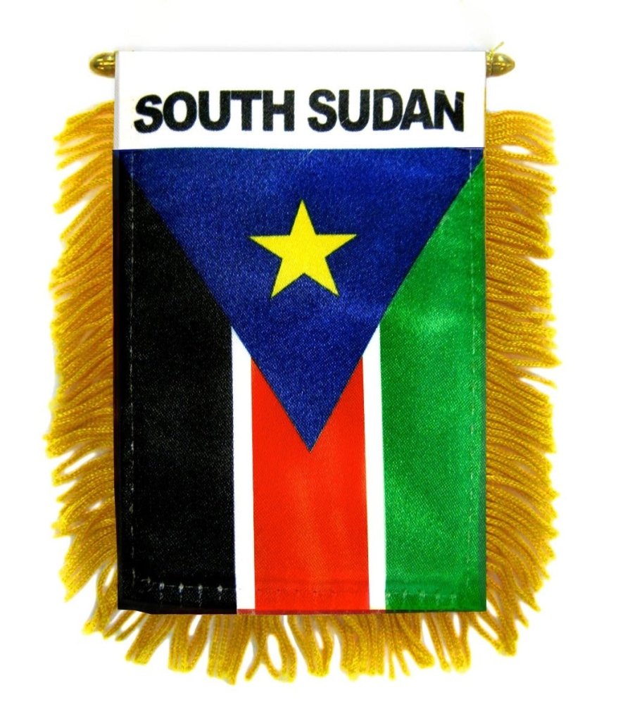 South Sudan Mini Banner - Flags Importer