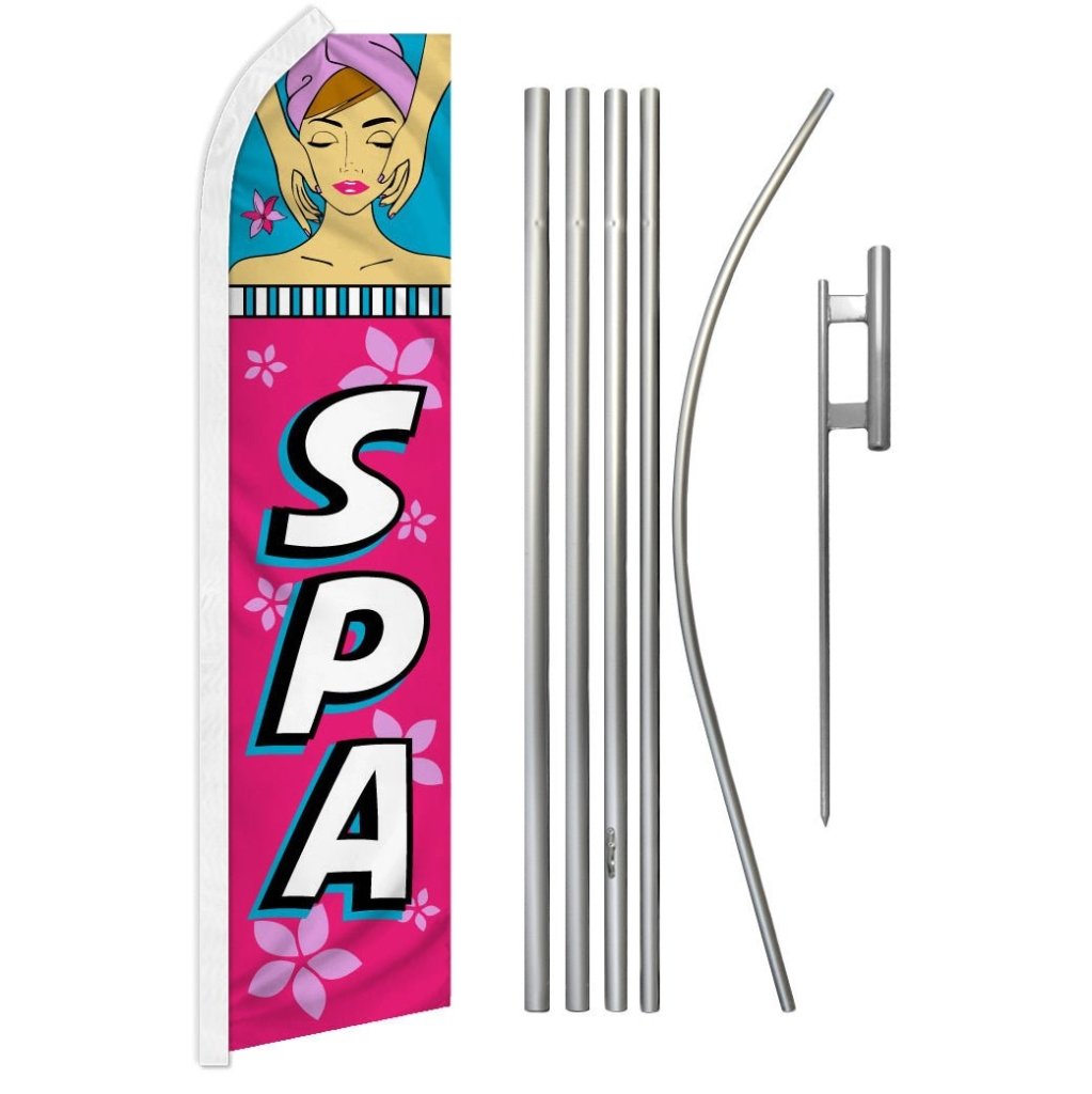 Spa Super Flag & Pole Kit - Flags Importer