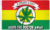 Spliff A Day Flag 3x5ft Poly - Flags Importer