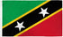 St. Kitts & Nevis Flag 3x5ft Poly - Flags Importer