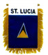 St. Lucia Mini Banner - Flags Importer