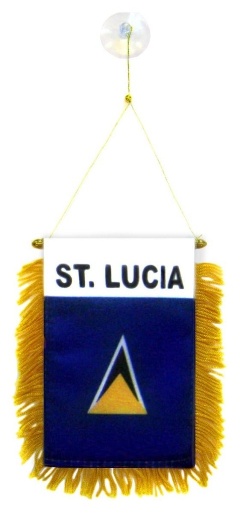 St. Lucia Mini Banner - Flags Importer