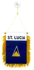 St. Lucia Mini Banner - Flags Importer