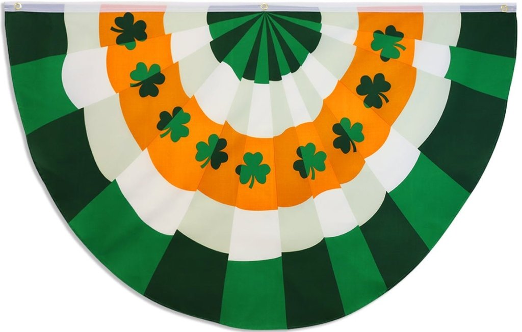 St. Patrick's Day Bunting Flag 5x3ft Poly - Flags Importer