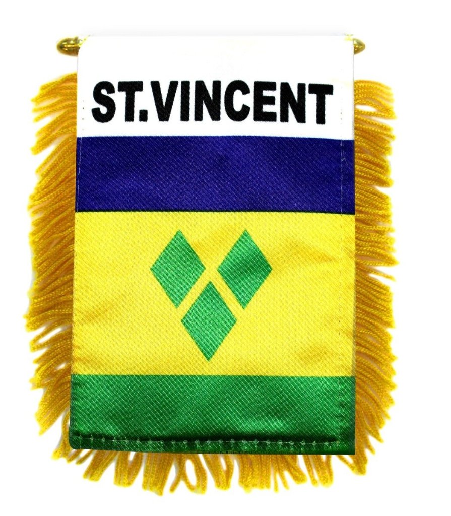 St. Vincent Mini Banner - Flags Importer