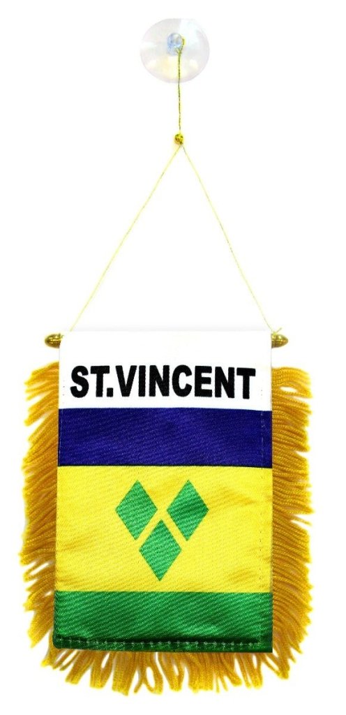 St. Vincent Mini Banner - Flags Importer