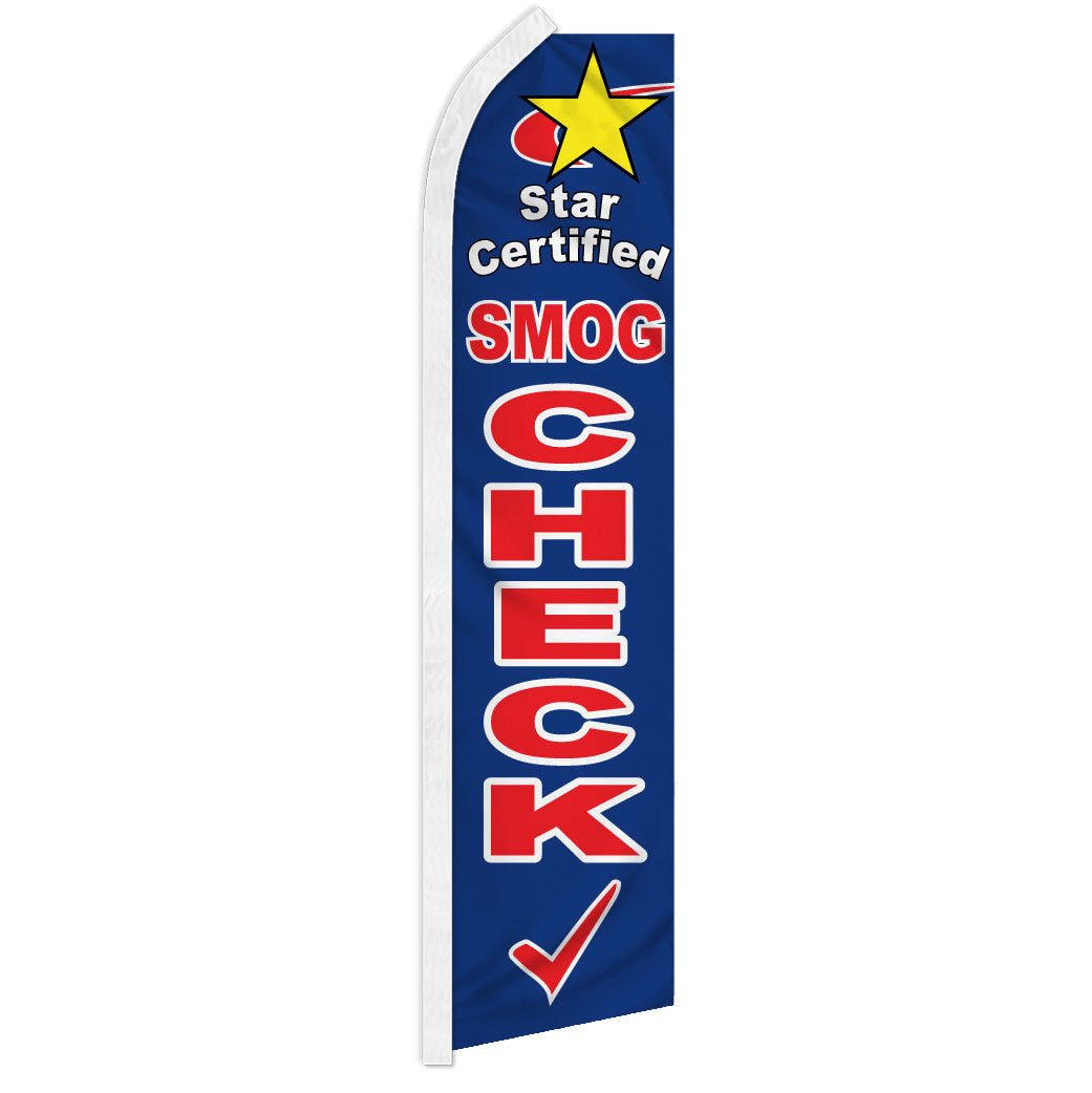 Star Smog Check Super Flag - Flags Importer