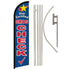 Star Smog Check Windless Banner Flag & Pole Kit - Flags Importer