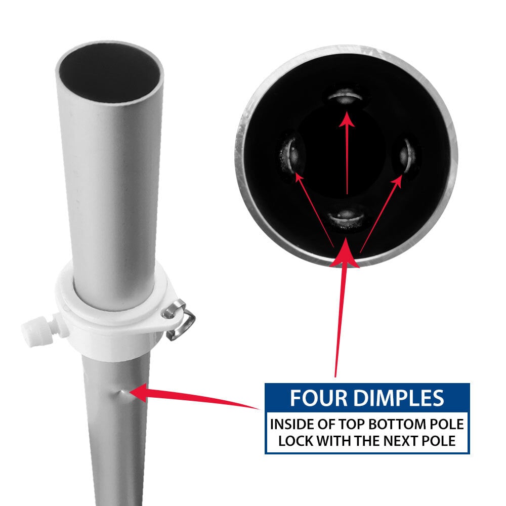 State Inspection Super Flag & Pole Kit - Flags Importer