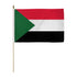 Sudan 12x18in Stick Flag - Flags Importer