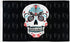 Sugar Skull Flag 3x5ft Poly - Flags Importer