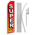 Super Sale (Red) Super Flag & Pole Kit - Flags Importer