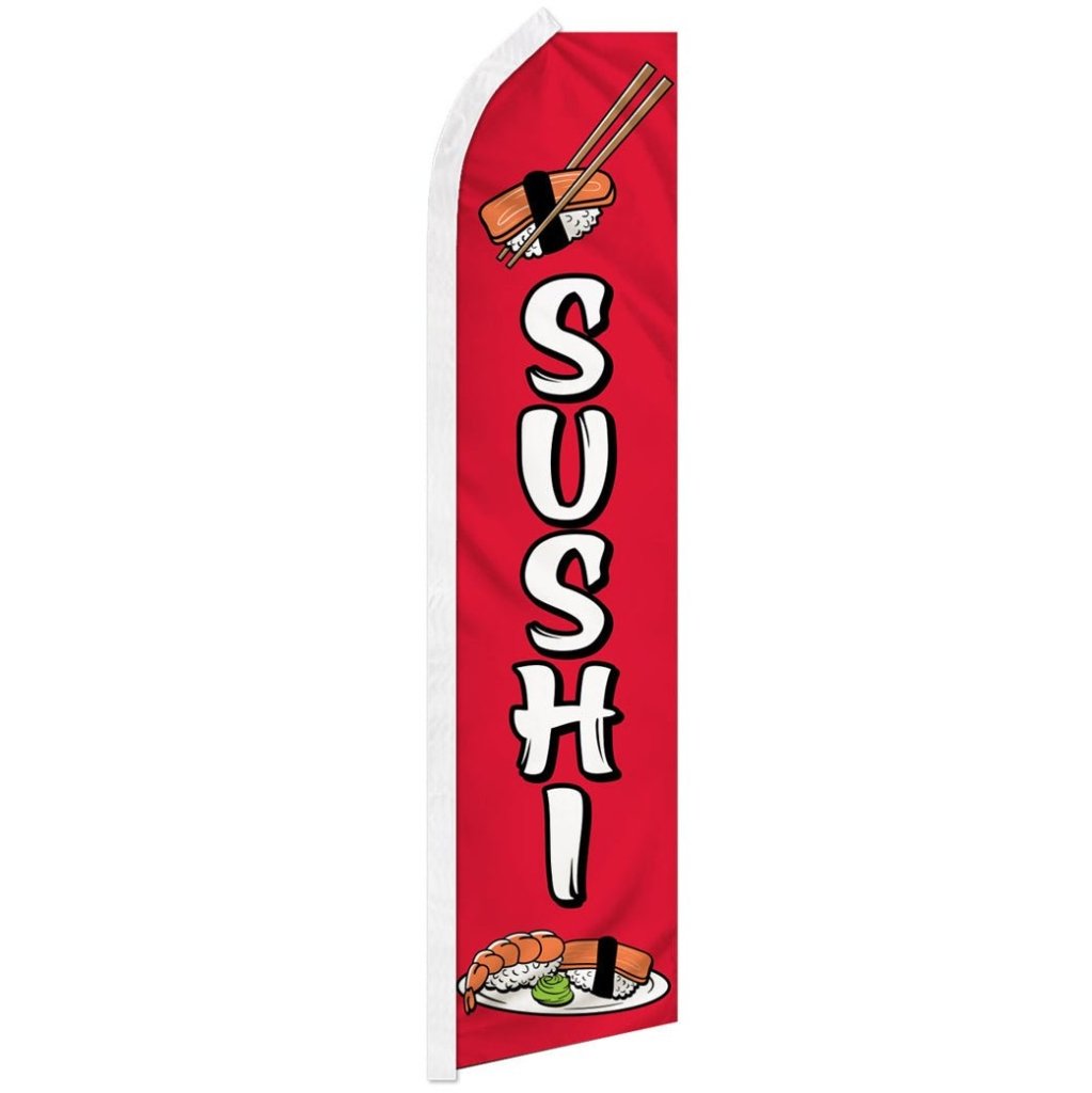 Sushi (Solid Red) Super Flag - Flags Importer