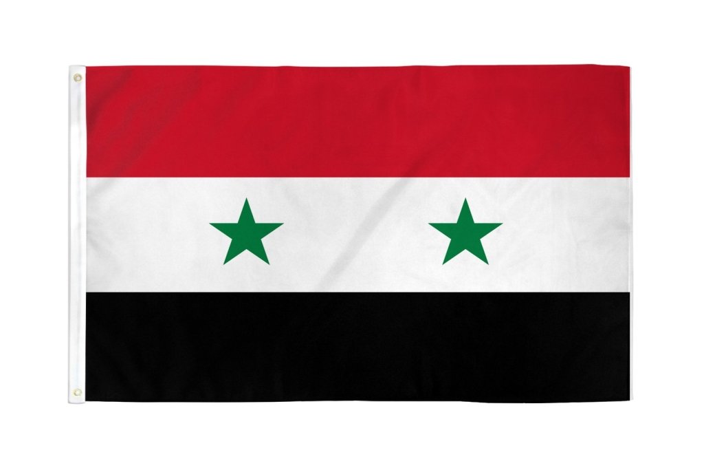 Syria Flag 2x3ft Poly - Flags Importer