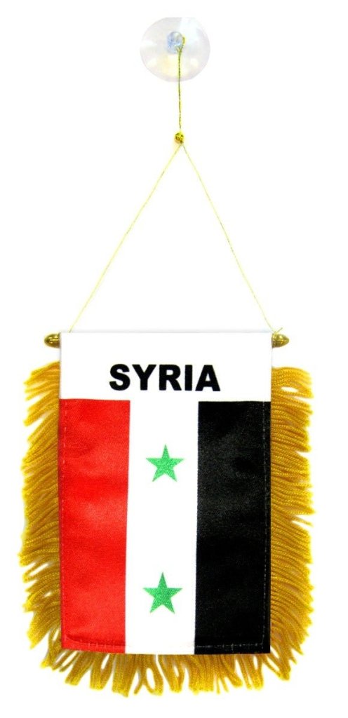 Syria Mini Banner - Flags Importer