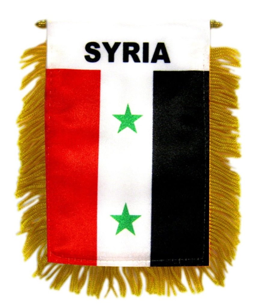 Syria Mini Banner - Flags Importer