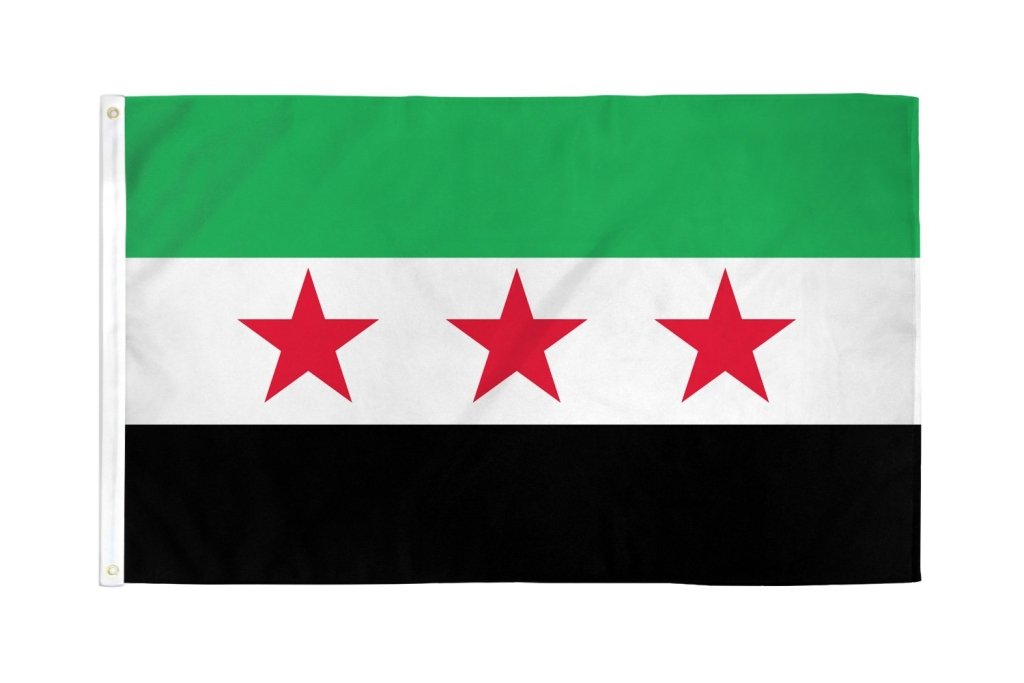 Syrian (Republic) Flag 2x3ft Poly - Flags Importer