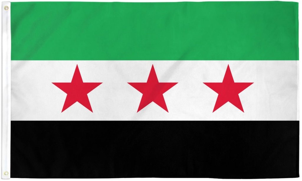 Syrian (Republic) Flag 3x5ft Poly - Flags Importer