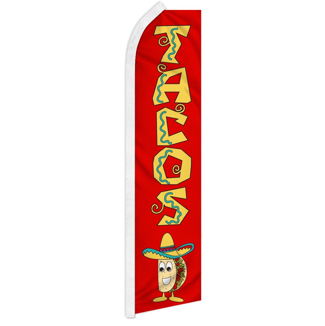 Tacos (Red) Super Flag - Flags Importer