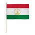 Tajikistan 12x18in Stick Flag - Flags Importer