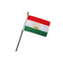 Tajikistan 4x6in Stick Flag - Flags Importer