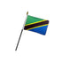 Tanzania 4x6in Stick Flag - Flags Importer