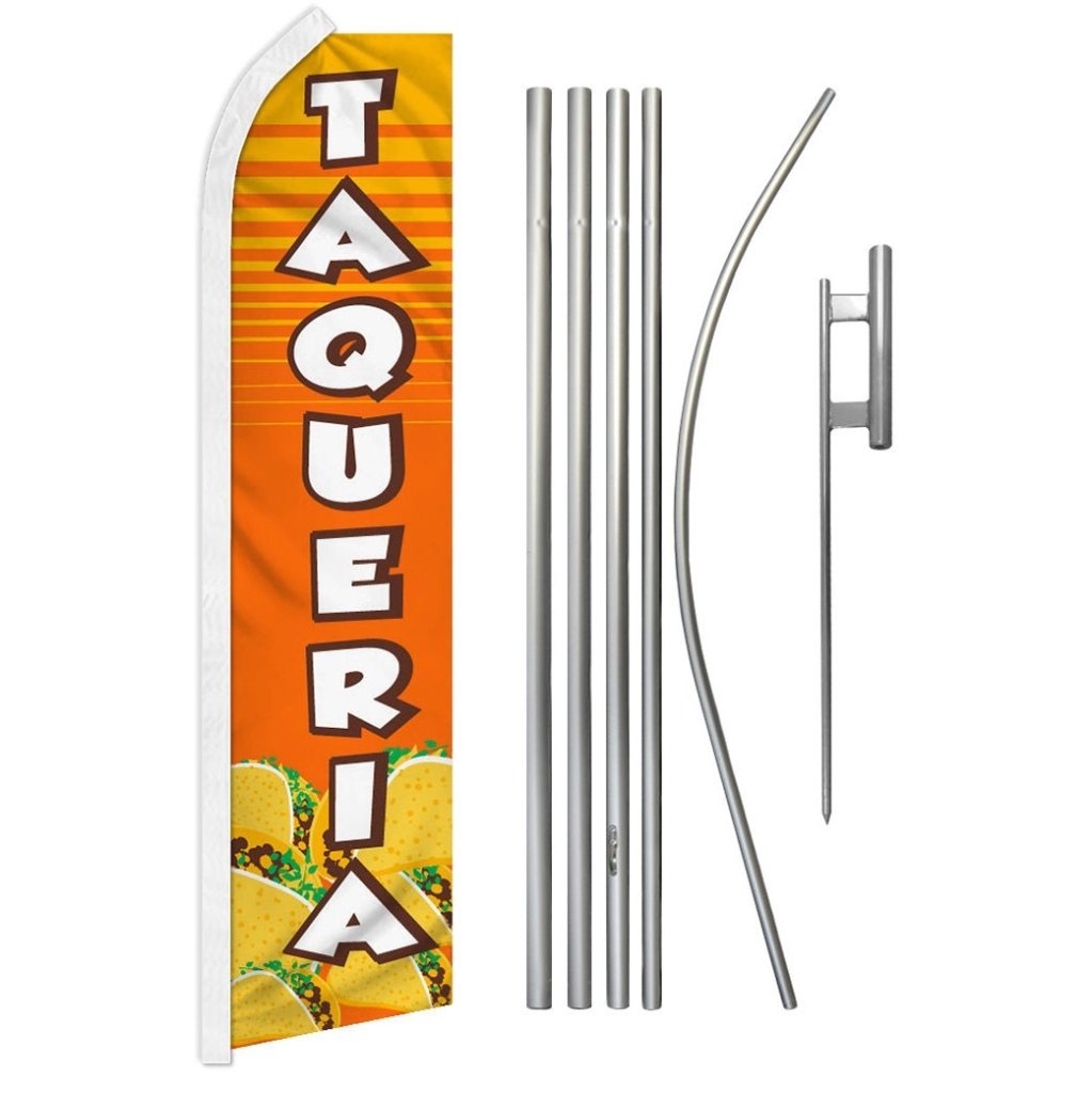 Taqueria Super Flag & Pole Kit - Flags Importer