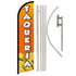 Taqueria Windless Banner Flag & Pole Kit - Flags Importer