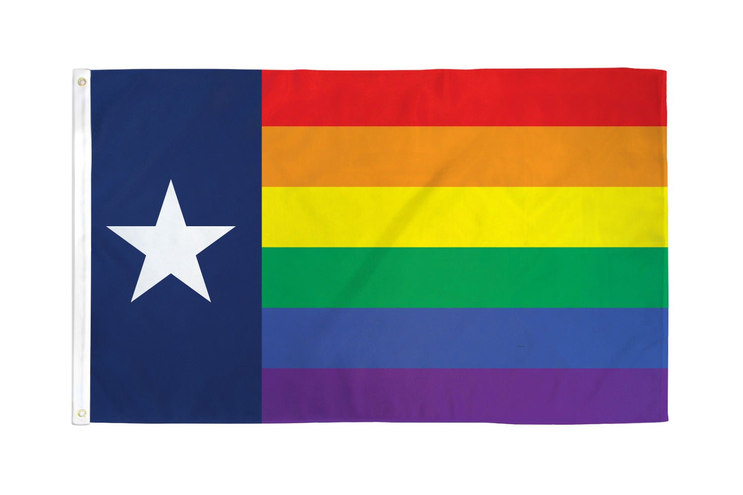 Texas (Rainbow) Flag 3x5ft Poly - Flags Importer