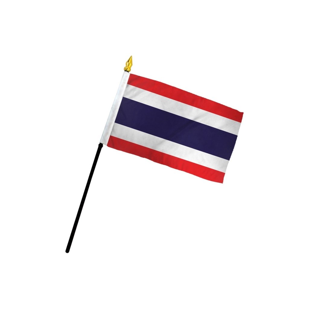 Thailand 4x6in Stick Flag - Flags Importer