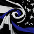 Thin Blue Line Soft Plush 50x60in Blanket - Flags Importer