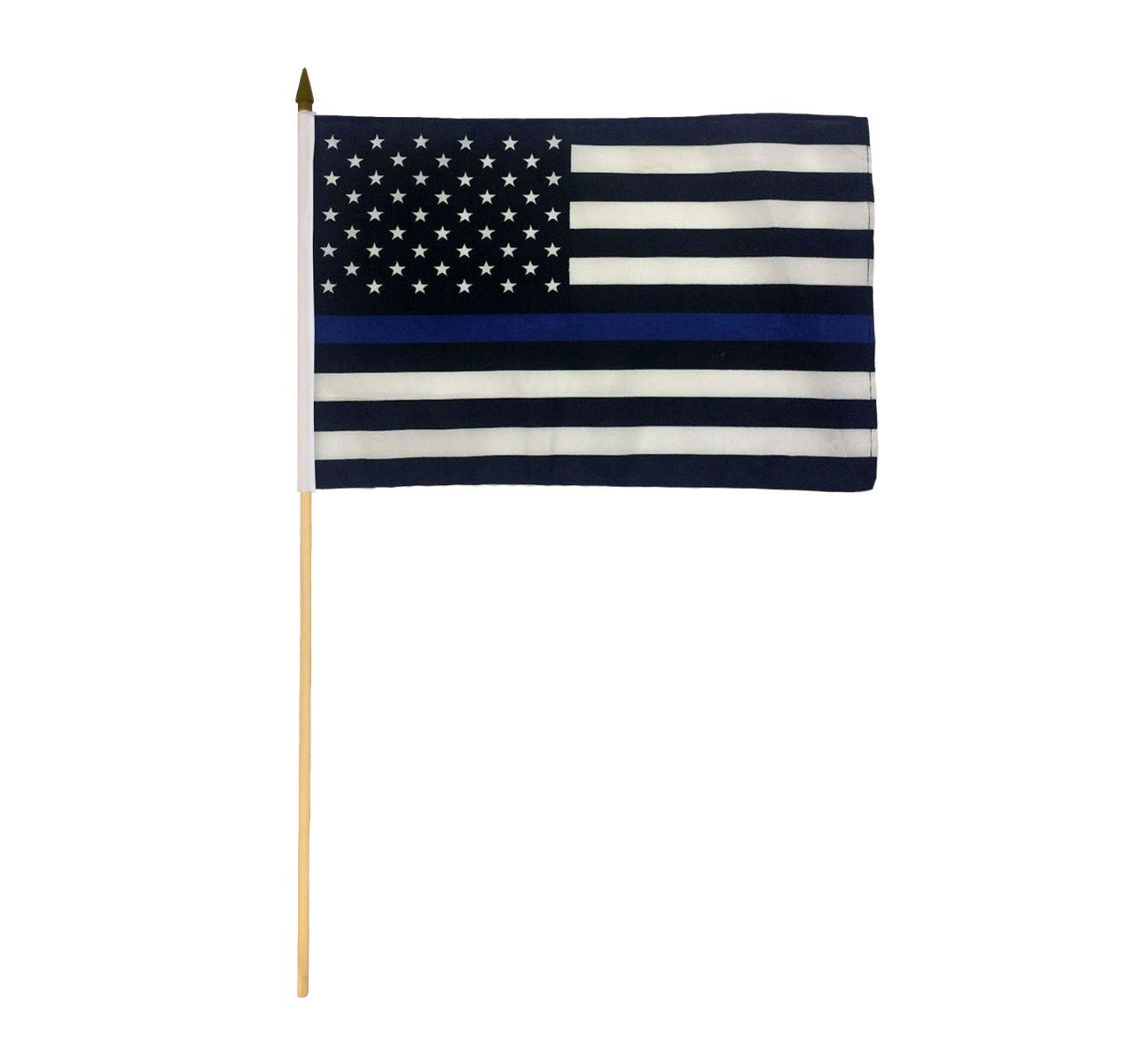 Thin Blue Line USA 12x18in Grave Marker Stick Flag - Flags Importer