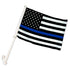 Thin Blue Line USA Double - Sided Car Flag - Flags Importer