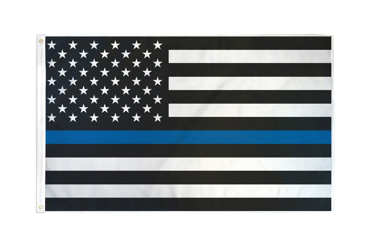 Thin Blue Line USA Flag 2x3ft Poly - Flags Importer