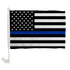 Thin Blue Line USA Single - Sided Car Flag - Flags Importer