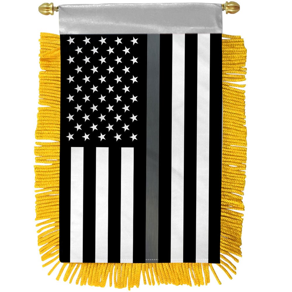 Thin Gray Line USA Mini Banner - Flags Importer