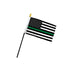 Thin Green Line USA 4x6in Stick Flag - Flags Importer