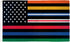 Thin Multi Line USA Flag 3x5ft Poly - Flags Importer