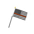 Thin Orange Line USA 4x6in Stick Flag - Flags Importer