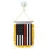 Thin Orange Line USA Mini Banner - Flags Importer