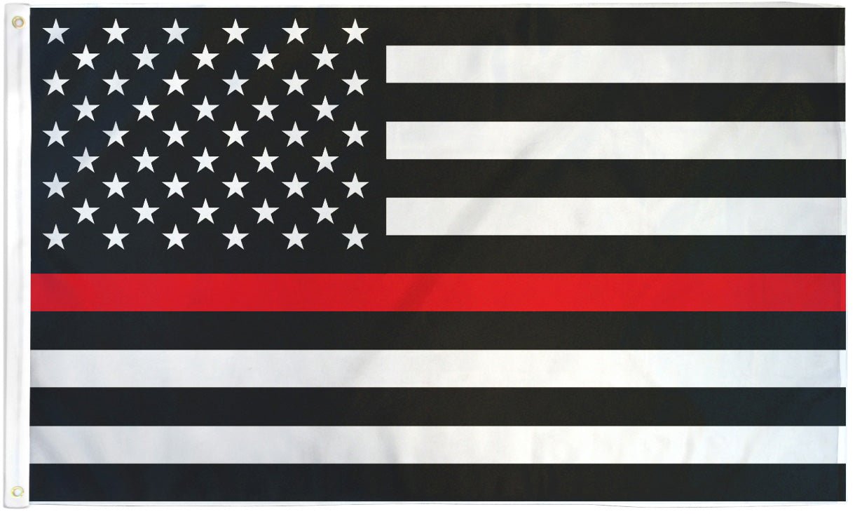 Thin Red Line USA UltraBreeze 3x5ft Poly Flag - Flags Importer