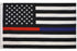 Thin Red/Blue Line USA Embroidered Flag 3x5ft - Flags Importer