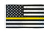 Thin Yellow Line USA Flag 2x3ft Poly - Flags Importer