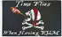 Time Flies When Having Rum Pirate Flag 3x5ft Poly - Flags Importer