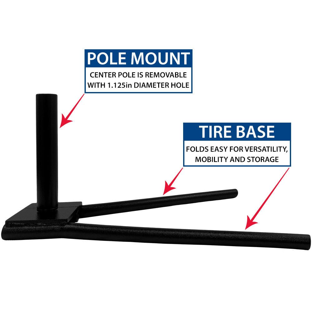 Tire Base (Foldable) for Advertising Flag Pole - Flags Importer