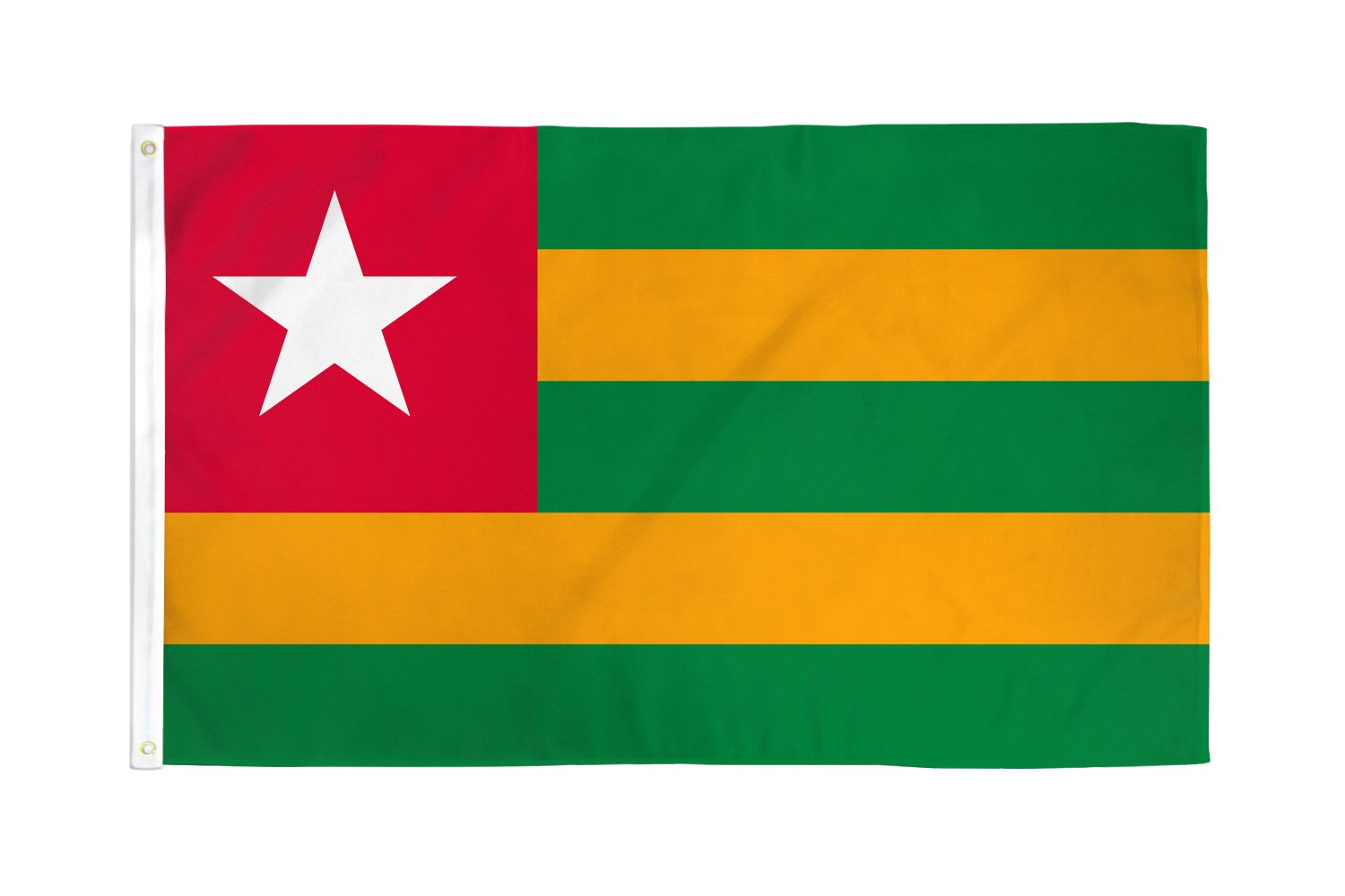 Togo Flag 2x3ft Poly - Flags Importer