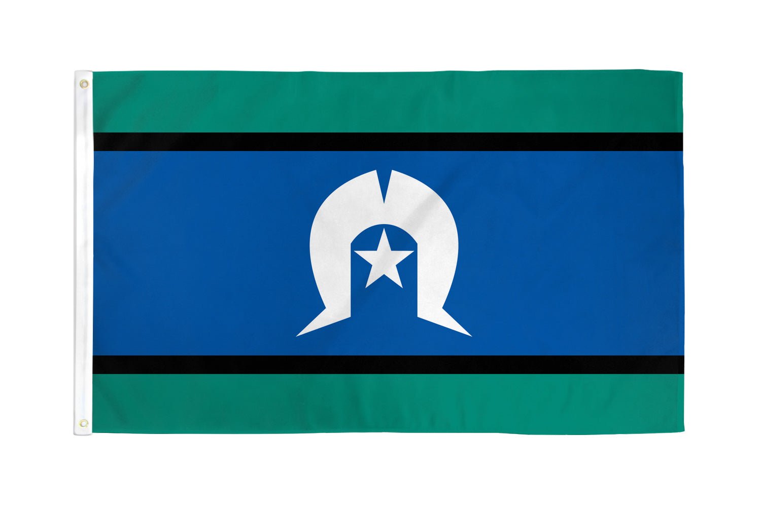 Torres Strait Islander Flag 3x5ft Poly - Flags Importer